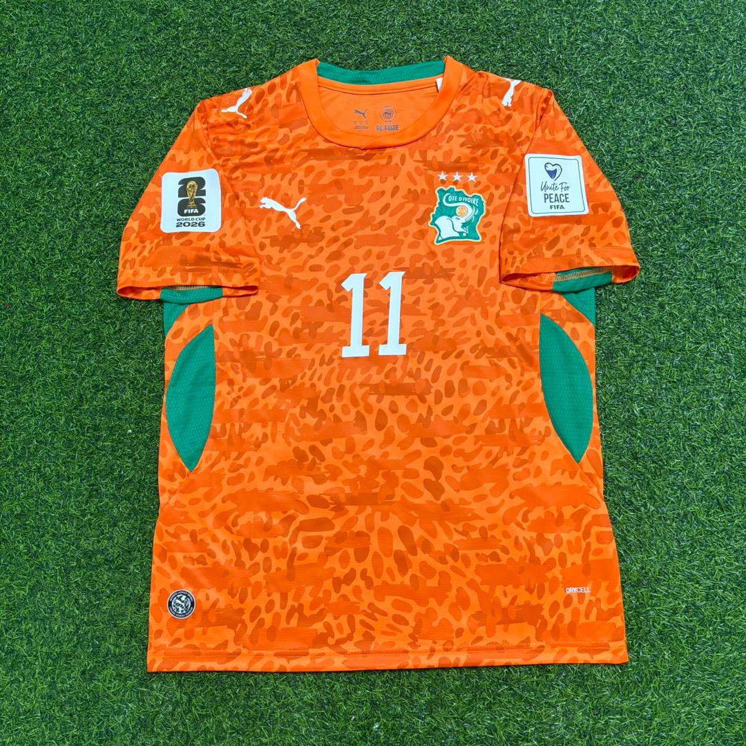 Yan Diomande Ivory Coast World Cup 2026 Football Jersey Trikot Maillot