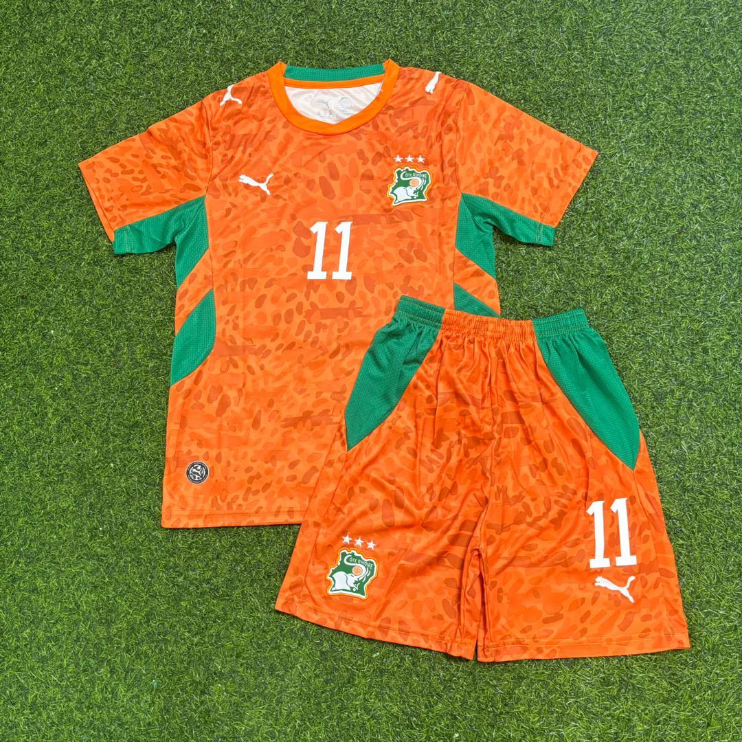 Ivory Coast World Cup 2026 Yan Diomande Kids Kit Football Jersey