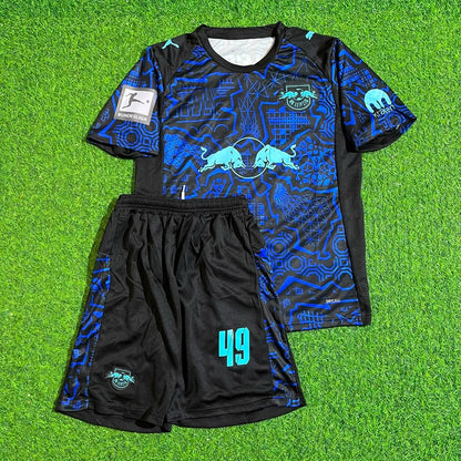 Yan Diomande #49 RB Leipzig Kids Football Jersey
