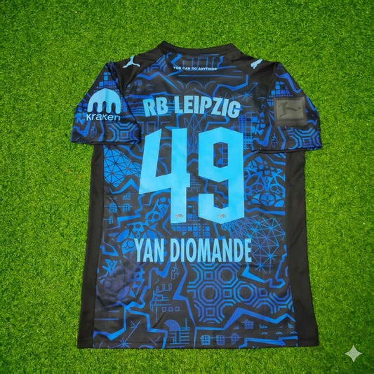 Yan Diomande #49 RB Leipzig Football Jersey