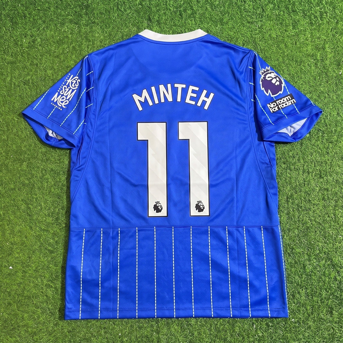 Brighton 2026-2027 Yankuba Minteh #11 Home Blue Football Jersey
