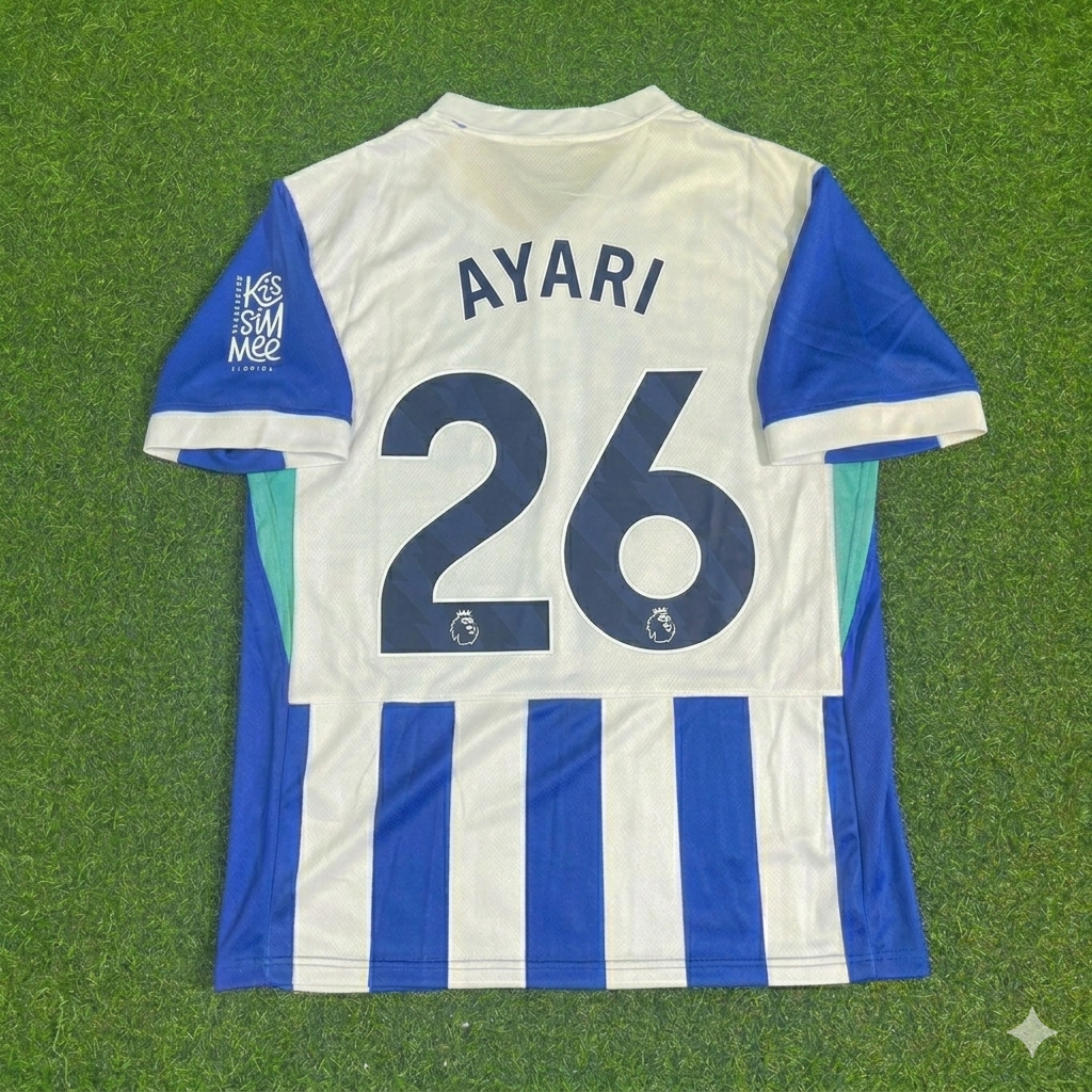 Yasin Ayari #26 Brighton 2026 Football Jersey