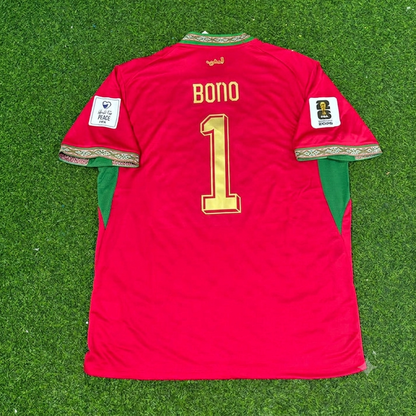 Morocco World Cup 2026 Yassine Bounou Home Red Football Jersey