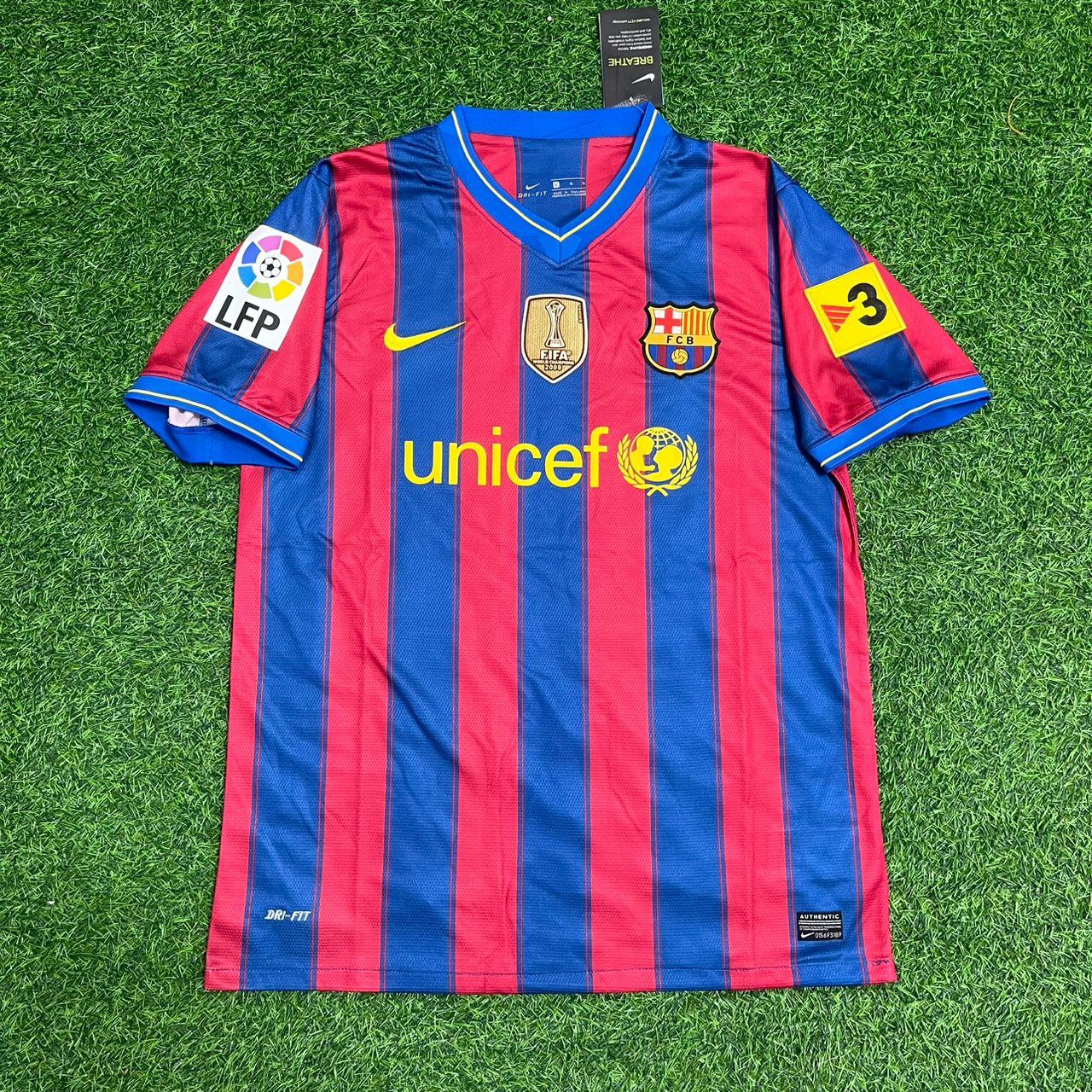 Yaya Toure 24 - Barcelona Home 2009/2010 Retro Football Jersey Kit