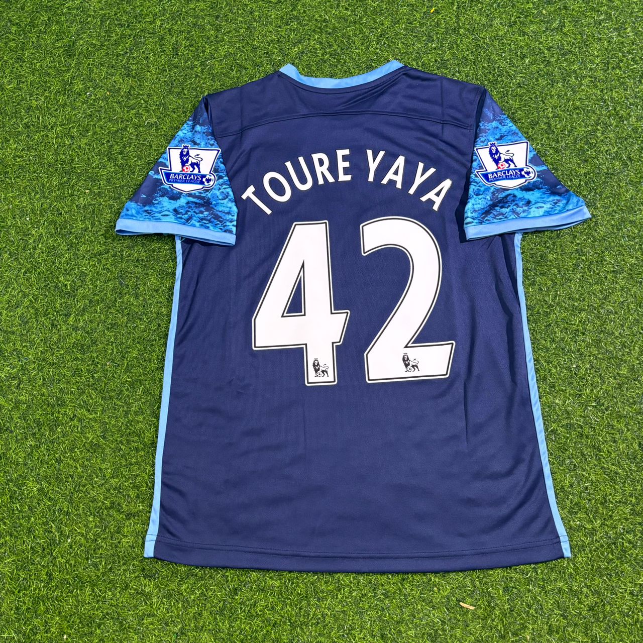 Yaya Touré 42- Manchester City 2016 2017 Season Retro Football Jersey