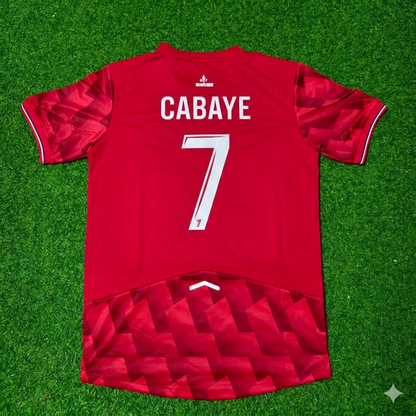 Yohan Cabaye #7 LOSC Lille Home Football Retro Football Jersey