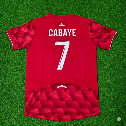 Yohan Cabaye #7 LOSC Lille Home Football Retro Football Jersey