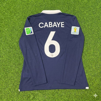 France World Cup 2014 Yohan Cabaye #6 Long Sleeve Football Jersey