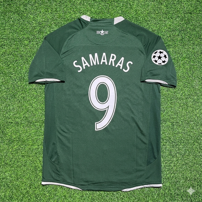 Yorgos Samaras #9 Celtic 2007 2008 Home Retro Football Jersey