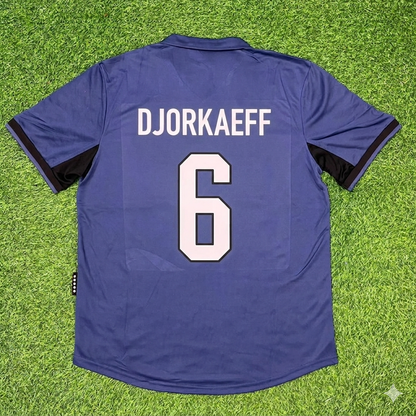 Youri Djorkaeff #6 Inter Milan 1998-1999 Home Retro Football Jersey Kit