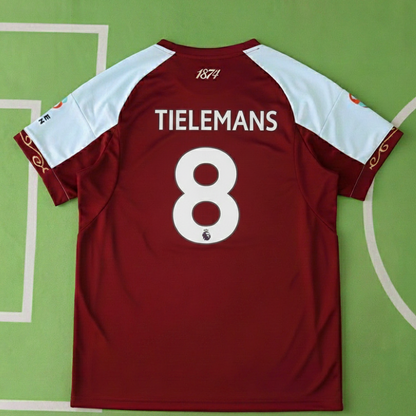 Youri Tielemans 8- Aston Villa 2026 Home Football Jersey