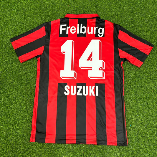 Yuito Suzuki SC Freiburg Retro Football Jersey Kit
