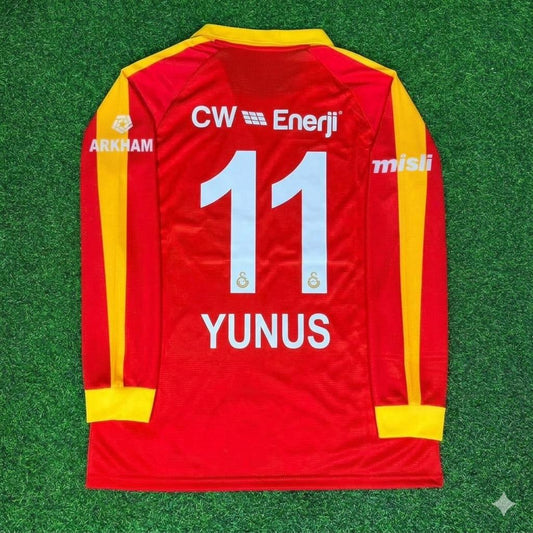 Yunus Akgun Galatasaray Legendary Retro Vintage Long Sleeve Football Jersey Kit