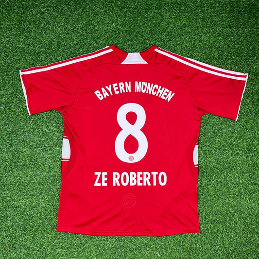 Ze Roberto Bayern Munich 2007 2009 Retro Football Jersey Kit