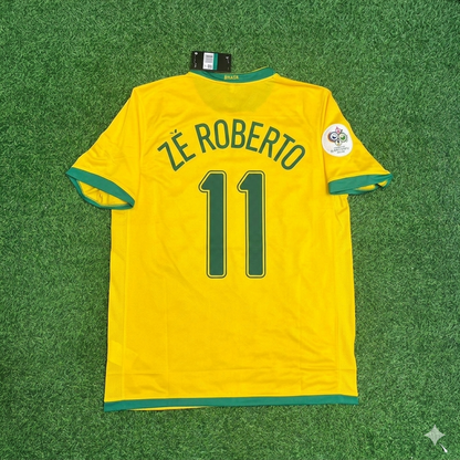 Brazil World Cup 2006 Ze Roberto #11 Football Jersey