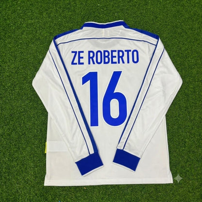 Brazil World Cup 1998 Ze Roberto Long Sleeve Retro Football Jersey