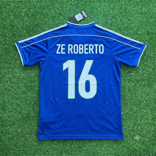 Brazil World Cup 1998 Ze Roberto Retro Football Jersey