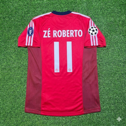 Ze Roberto Bayern München 2002/2003 Season Home Red Retro Football Jersey