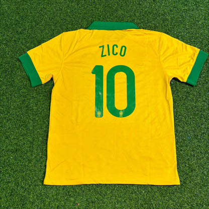 Zico Brazil Retro Football Jersey Collection