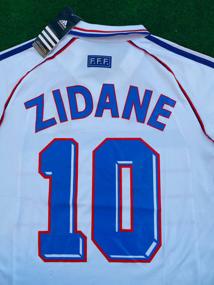 Zinedine Zidane France 1998 World Cup Retro Football Jersey Kit