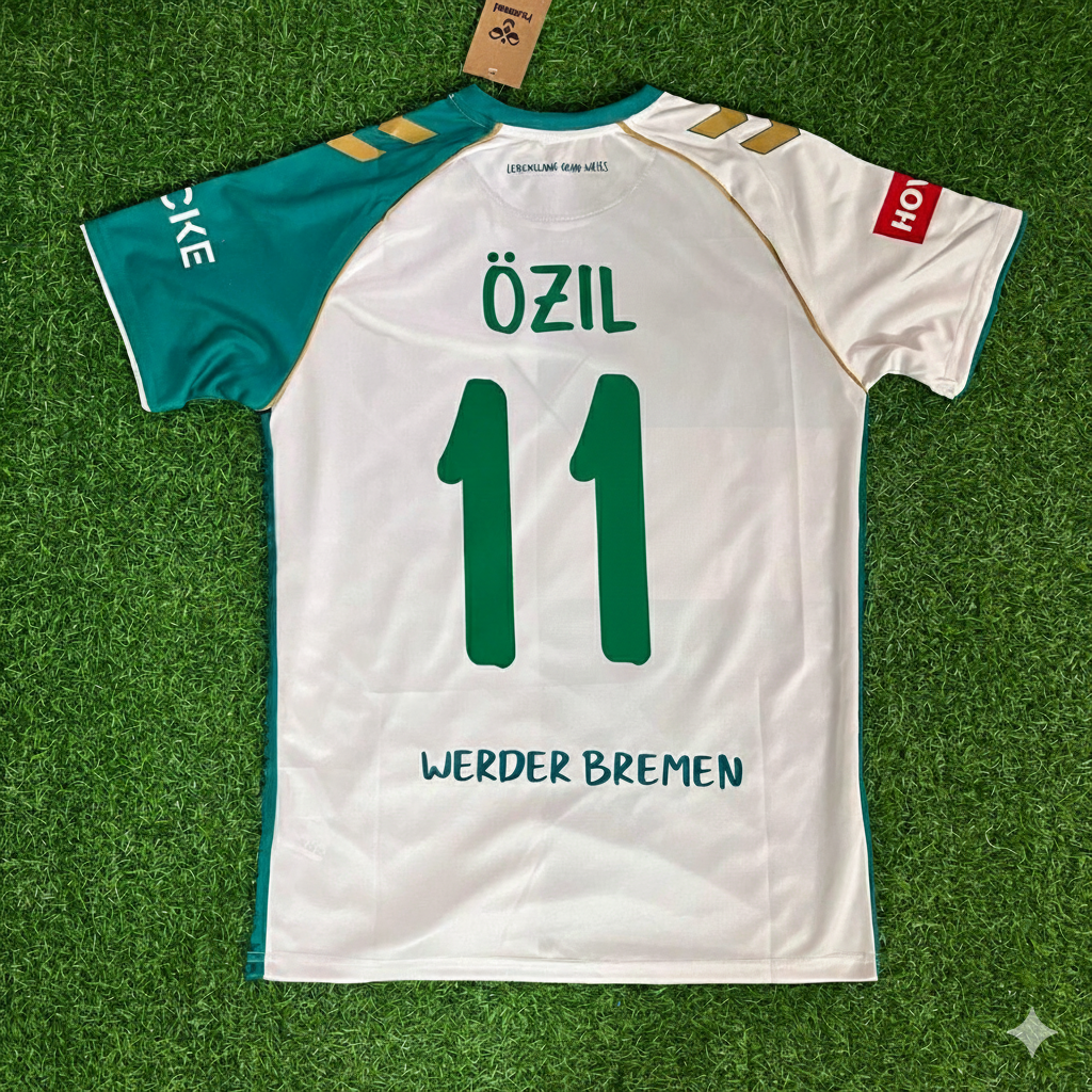 Mesut Özil Werder Bremen Anniversary Football Jersey