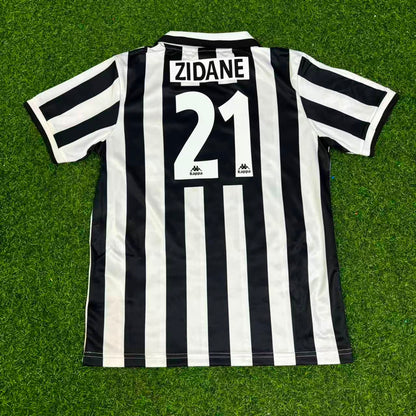 Juventus 1996 Zinedine Zidane 1997 Retro Kids Football Jersey