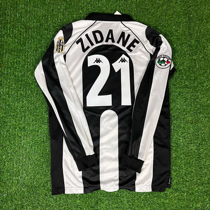 Zinedine Zidane 21 - Juventus 1997/1998 Retro Football Jersey Kit