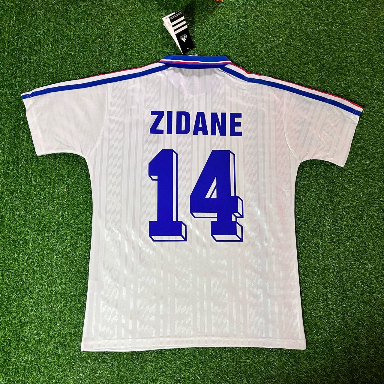 Zinedine Zidane France 1994 USA World Cup Retro Football Jersey Kit