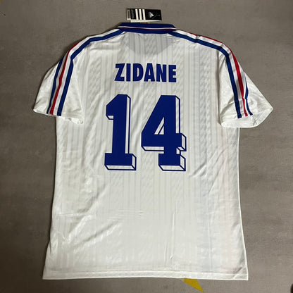 Zinedine Zidane France 1994 USA World Cup Retro Football Jersey Kit