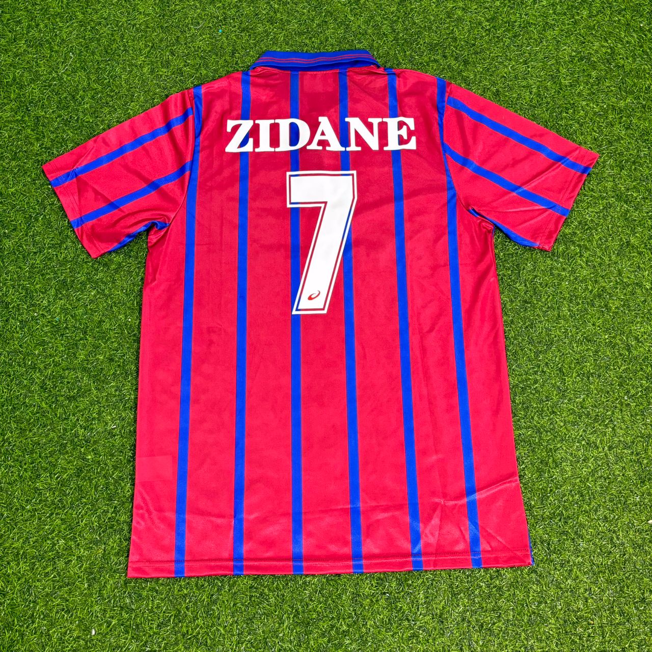 Zinedine Zidane Bordeaux Number 7 1992 1996 Retro Football Jersey Kit