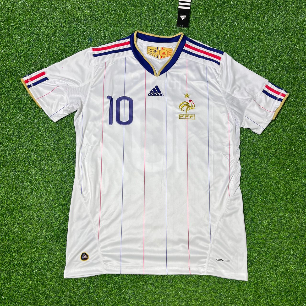 France EURO 2004 Zinedine Zidane Retro Football Jersey Kit