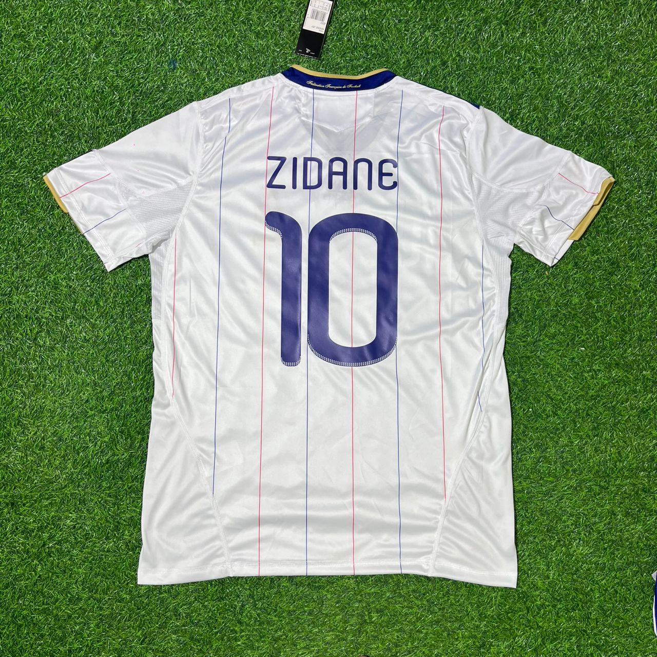 France EURO 2004 Zinedine Zidane Retro Football Jersey Kit