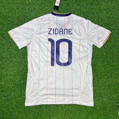 France EURO 2004 Zinedine Zidane Retro Football Jersey Kit