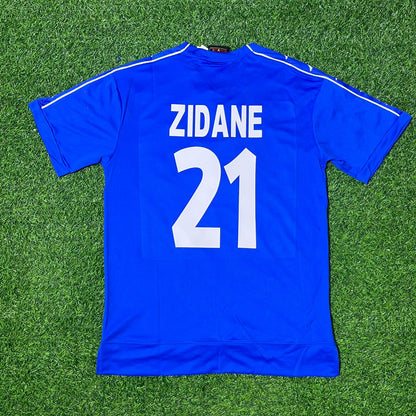 Zinedine Zidane Juventus 1999/2000 Blue Retro Football Jersey Collection