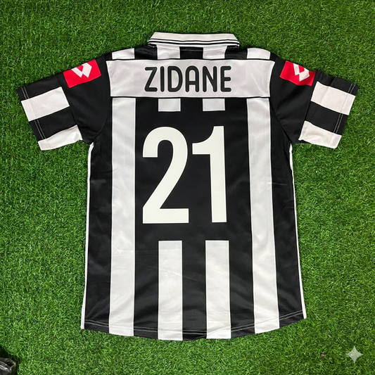Zinedine Zidane Juventus 2001 2002 Season Retro Football Jersey