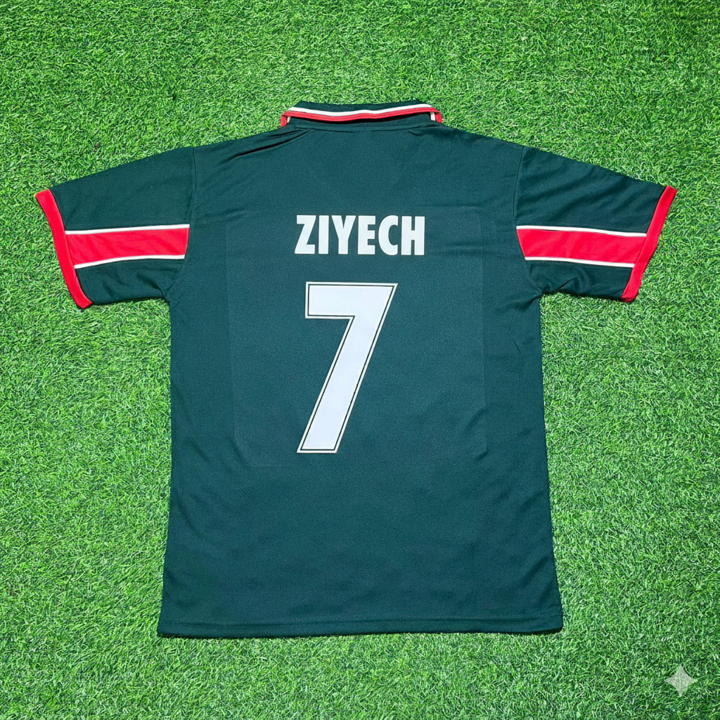 Hakim Ziyech Morocco Home Retro Football Jersey Kit