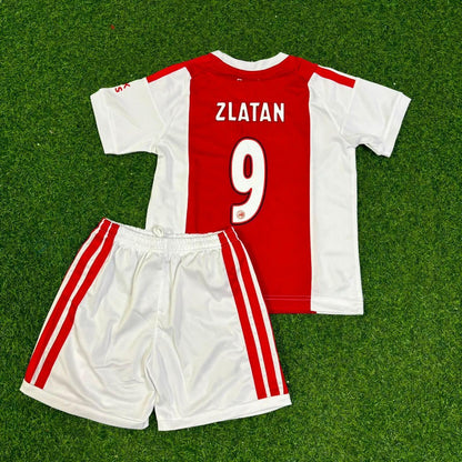 Zlatan Ibrahimović Ajax White Retro Kids Football Jersey