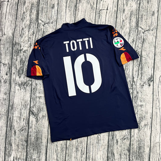 Francesco Totti 10 - Roma 2003 - 04 Short Sleeve Retro Football Jersey Kit