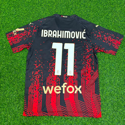 Zlatan Ibrahimovic Ac Milan 2022/2023 Season Third Retro Football Jersey