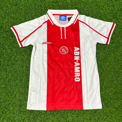 Zlatan Ibrahimović Ajax White Kids Retro Football Jersey Kit