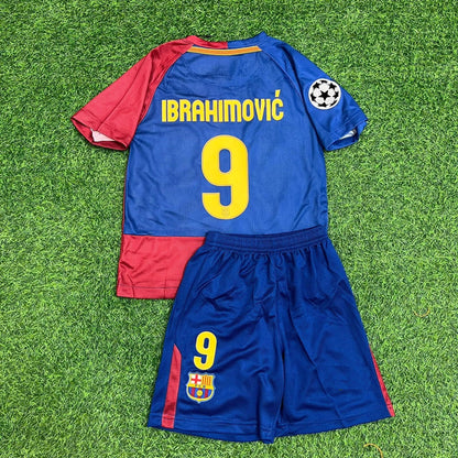 Zlatan Ibrahimović Barcelona 2009 Final Retro Kids Football Jersey Collection