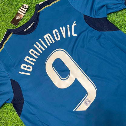 Zlatan Ibrahimovic LA Galaxy Away Retro Blue Football Jersey
