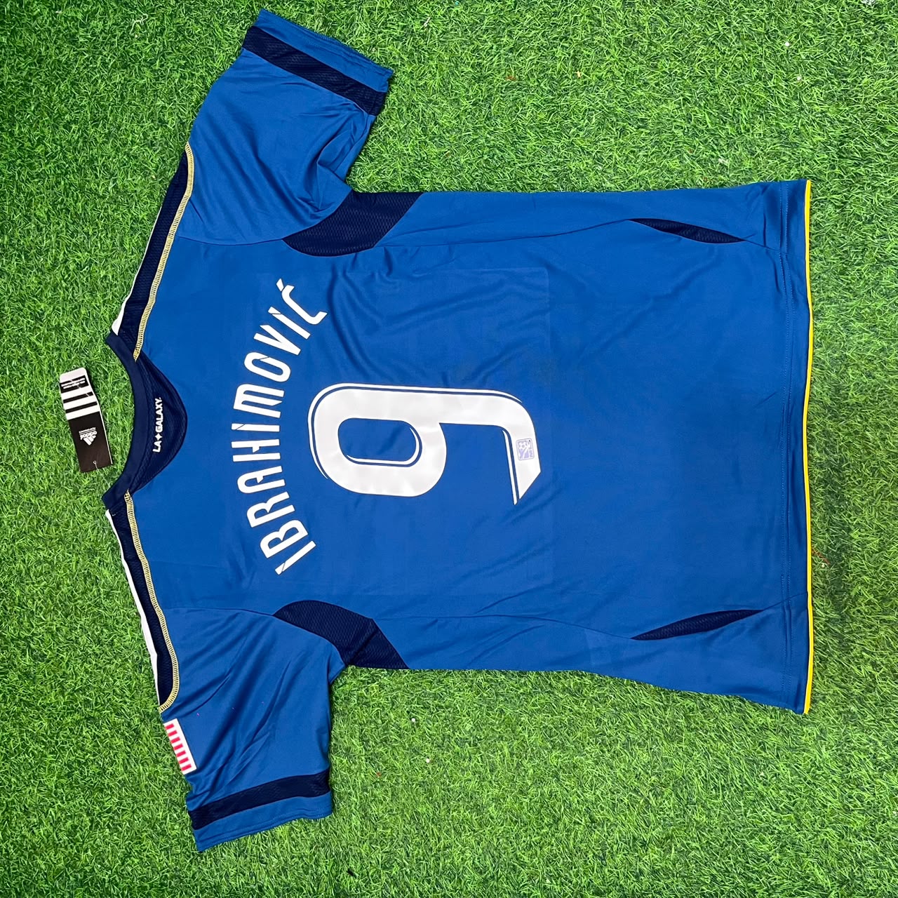 Zlatan Ibrahimovic LA Galaxy Away Retro Blue Football Jersey