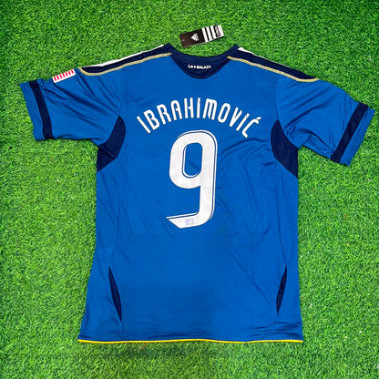 Zlatan Ibrahimovic LA Galaxy Away Retro Blue Football Jersey