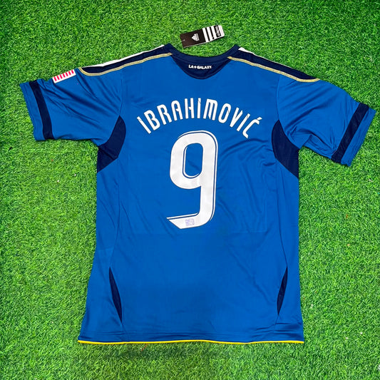 Zlatan Ibrahimovic LA Galaxy Away Retro Blue Football Jersey