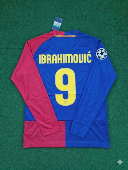 Zlatan Ibrahimovic Barcelona 2009 Champions League Final Retro Football Jersey