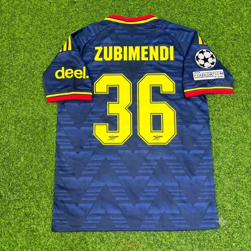 Martin Zubimendi Arsenal Away 2027 Football Jersey Kit Soccer