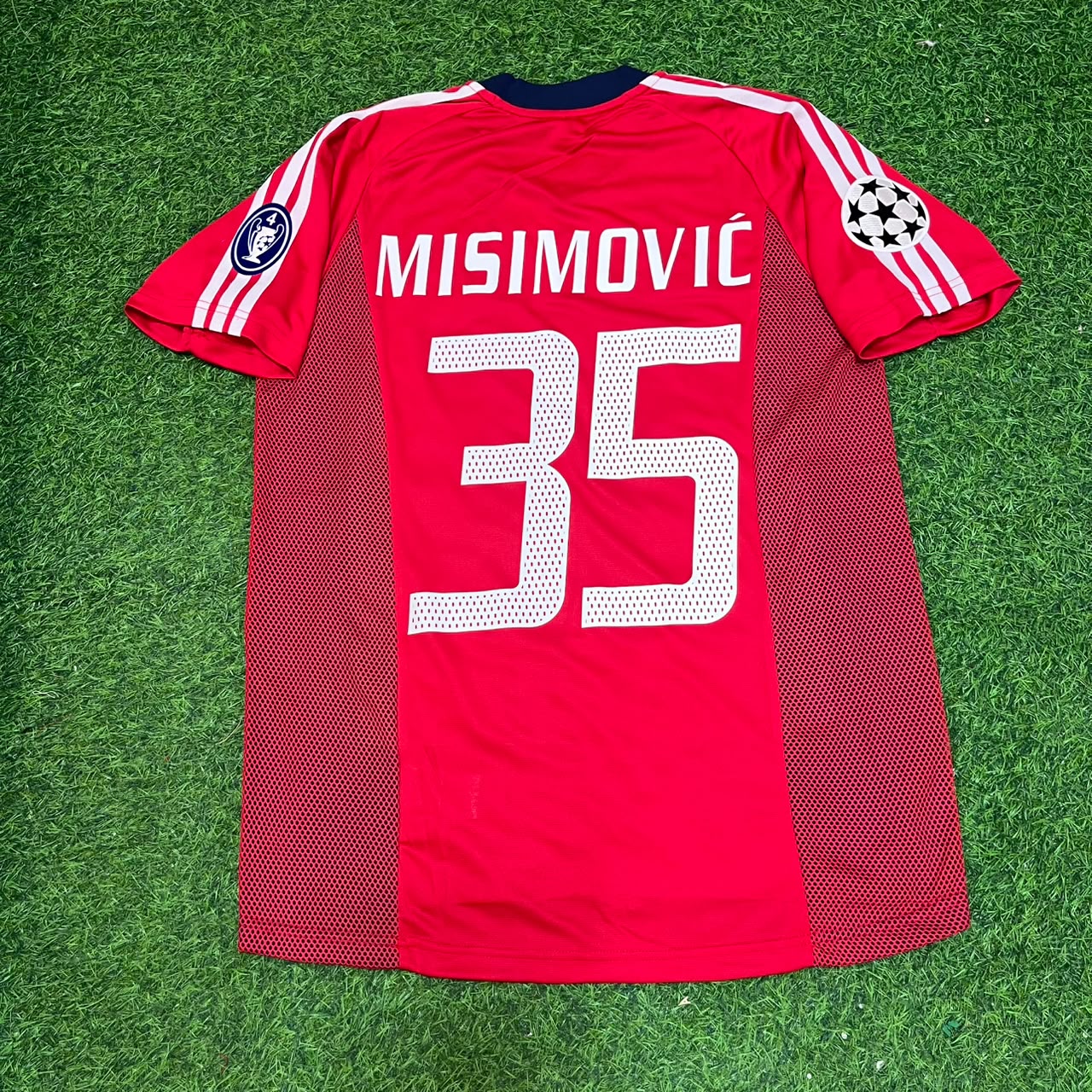 Zvjezdan Misimovic Bayern München 2002/2003 Season Home Red Retro Football Jersey