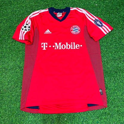 Zvjezdan Misimovic Bayern München 2002/2003 Season Home Red Retro Football Jersey