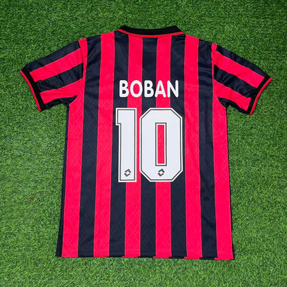 Zvonimir Boban AC Milan 1994/1995 Retro Football Jersey Kit